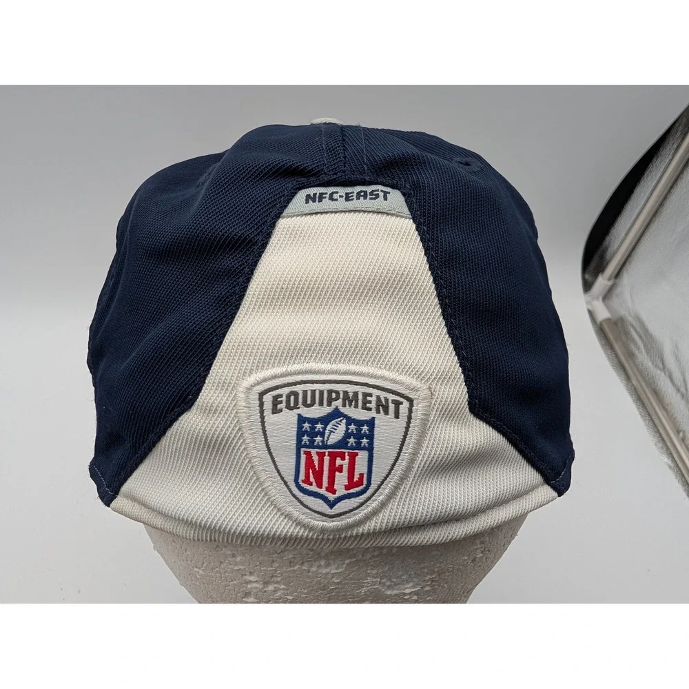 Reebok Dallas Cowboys NFL Authentic Sideline Hat Navy Blue White NFC East OSFA